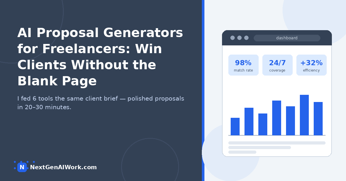 AI Proposal Generators for Freelancers: Win Clients Without the Blank Page