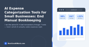 AI expense categorization tools for small businesses tested hands-on — comparing 7 tools on categorization accuracy, receipt handling, and pricing -->
